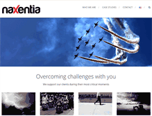 Tablet Screenshot of naxentia.com